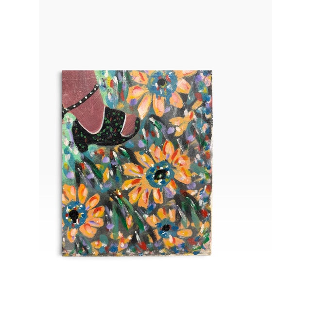 Large Vintage Haitian Vodou Folk Art Painting "La Sirene" by Gérard Fortuné For Sale In West Palm - Image 6 of 9