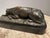 French 19th Century French Bronze Reclining Greyhound by Christopher Fratin, 1801-1864 For Sale - Image 3 of 12