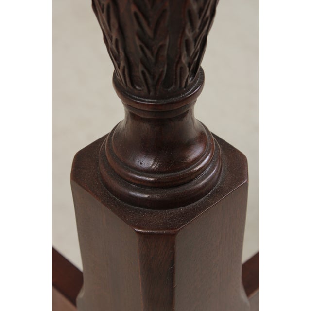 Rice Carved King Size Carved Mahogany Poster Bed For Sale - Image 16 of 16