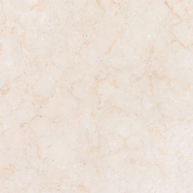 Wood Cream Marble Top Oak Credenza For Sale - Image 7 of 9