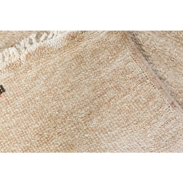 Beige Doris Leslie Blau Vintage French Art Deco Rug – Minimalist Geometry For Sale - Image 8 of 8