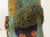 Yoruba Beaded Headdress Crown, Antique Art on Lucite Stand For Sale In Palm Springs - Image 6 of 12