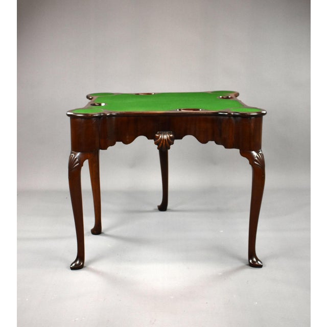 18th Century George II Irish Mahogany Card Table For Sale - Image 9 of 18