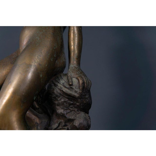 Vintage Bronze Sculpture, 1900s For Sale - Image 9 of 18
