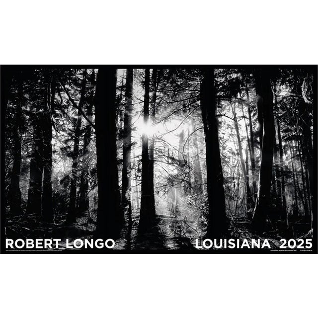 Robert Longo Untitled (Hercynian) Official Exhibition Poster Dimensioni: 39,2 x 23,3 in / 99,6 x 59.4 cm Sold unframed