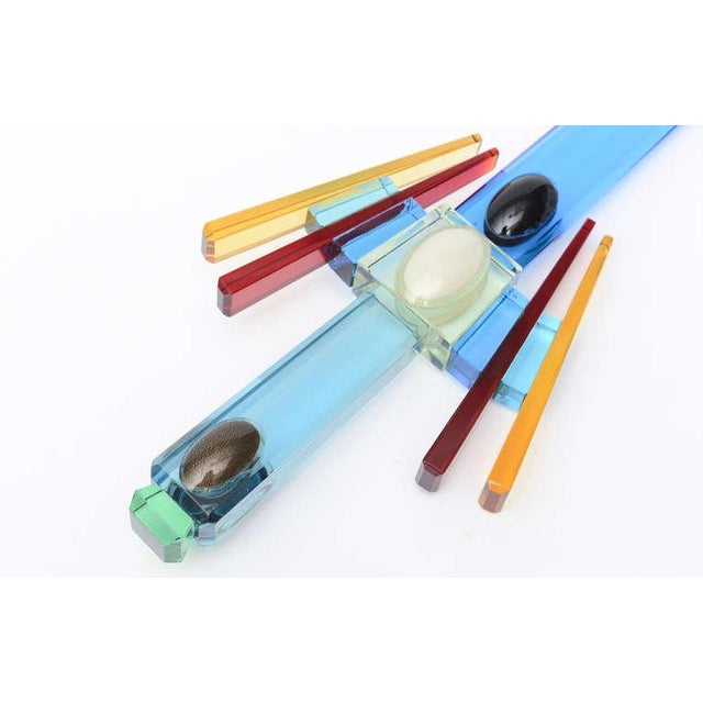 1970s Murano Signed Venini Glass Object or Sculpture 1970's For Sale - Image 5 of 9