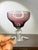 Art Deco 1920s Art Deco Small Purple Twist Glass - Set of 7 For Sale - Image 3 of 4