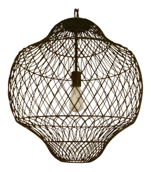 Currey & Co. Trellis Iron Pendant