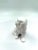 Vintage Mini Staffie Petite Blanc De Chine Ceramic Staffordshire Style Dog Figurine For Sale - Image 4 of 9