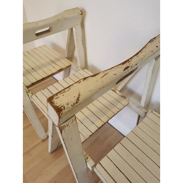 Vintage Trieste Folding Chairs by Aldo Jacober, 1970s, Set of 4 For Sale - Image 6 of 18