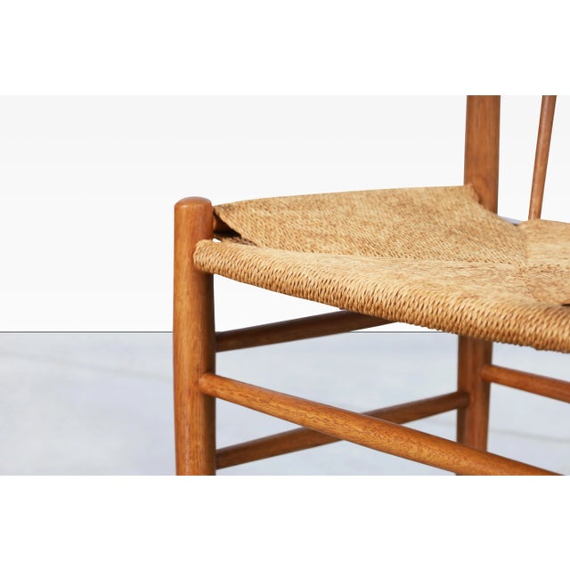 Mid-Century Model J80 Oak Dining Chairs by Jorge Baekmark for FDB Mobler For Sale - Image 9 of 11