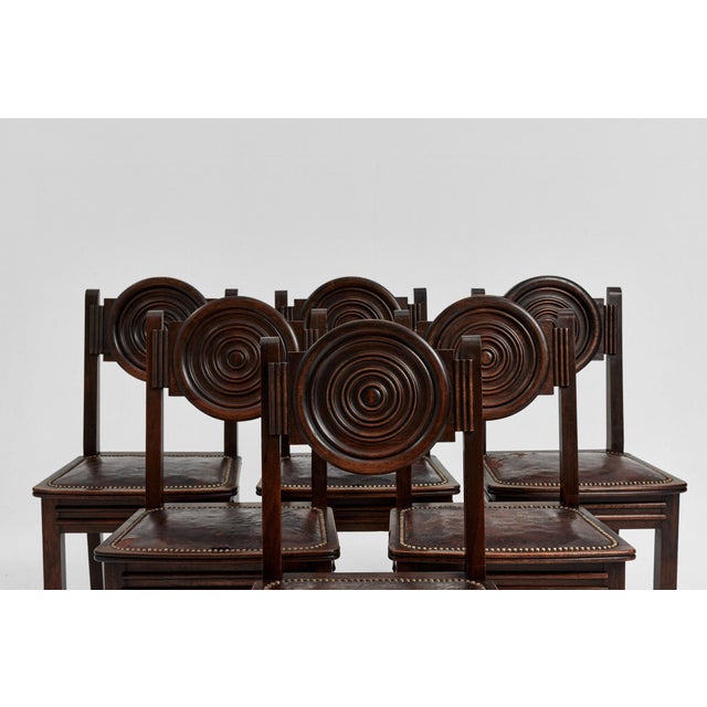 Dining Chairs by Etienne Kohlmann, France, 1930s, Set of 6 For Sale - Image 3 of 18