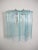 Italian Pair of Murano Glasses Tube Wall Sconces 5 Blue Glass Tubes, Handmade in Murano For Sale - Image 3 of 11