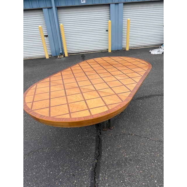 Mid-Century Modern Vintage Custom Made Mid Century Modern Dining Set For Sale - Image 3 of 10