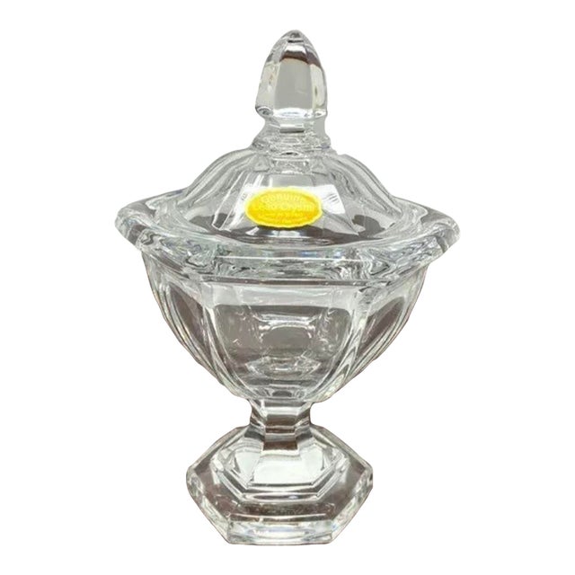 Vintage 1980s House of Goebel Footed Candy Dish With Lid For Sale