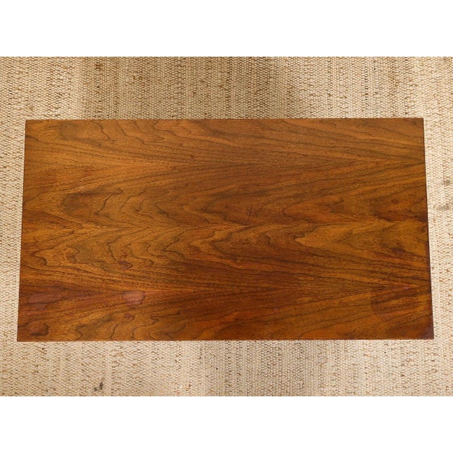 Burnt Umber Styled After Milo Baughman for Glenn of California Coffee Table For Sale - Image 8 of 12