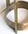 Metal Fontana Arte Illuminated Patinated Brass & Glass Side Table, Italy 1960s For Sale - Image 7 of 9