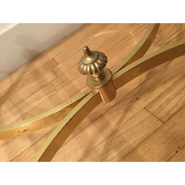 Hollywood Regency 1980s Vintage Ethan Allen Hollywood Regency Type Coffee Table For Sale - Image 3 of 4