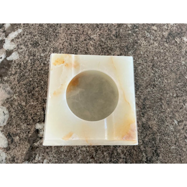 Mid-Century Modern Mid-(20th)-Century Alabaster Ashtray For Sale - Image 3 of 6