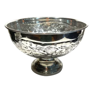 Vintage Artisanal Silver Urn