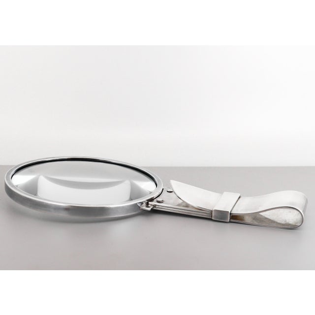 Hermès Paris Ravinet d'Enfert Deco Style Sterling Silver Buckle Magnifying Glass For Sale - Image 9 of 18