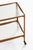 Brown Trolley in Brass, Glass and Walnut attributed to Peder Moos, 1948 For Sale - Image 8 of 9