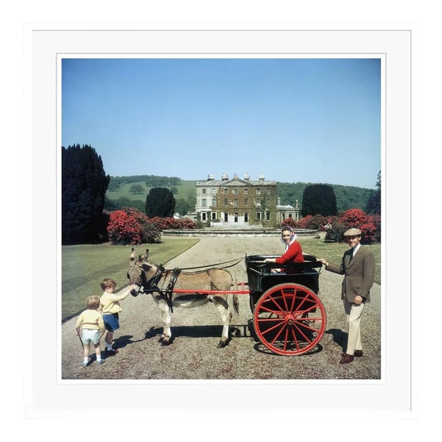 Contemporary Marquess of Waterford 1970 by Slim Aarons White Framed C Print For Sale