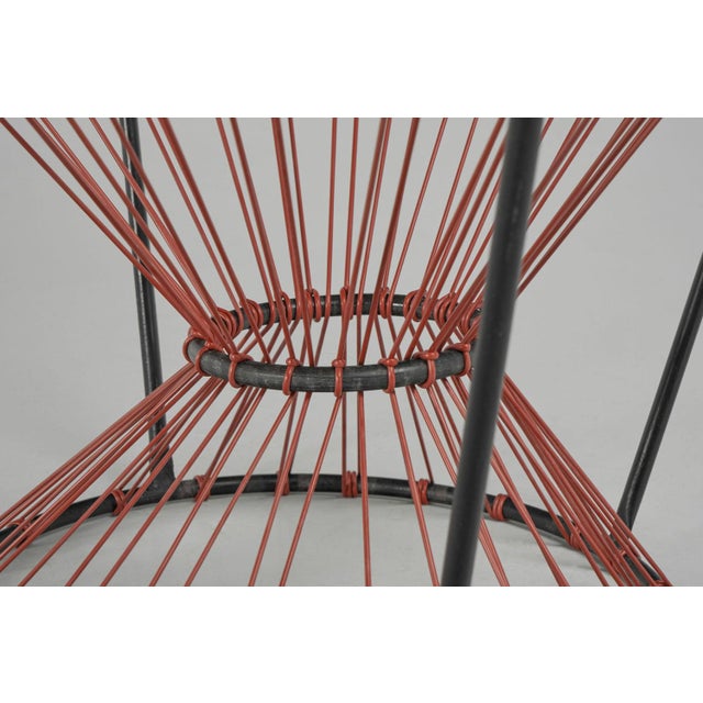 Black Coquetier Chair by A.R.P. Guariche Motte Mortier, 1955 For Sale - Image 8 of 13