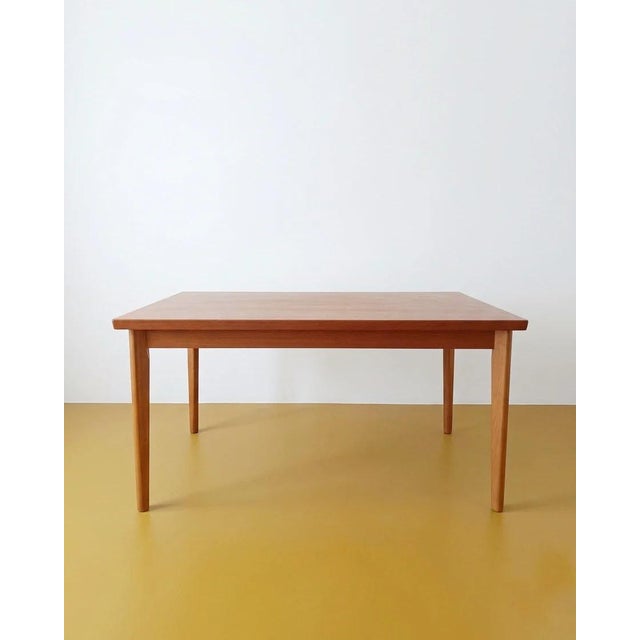 Vintage Danish Teak Extensions Table from BRDR Furbo, 1960s For Sale - Image 6 of 6