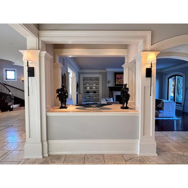 Impressive 25” 19th Century French Bronze Sculpture, "The Landsknecht" (Or "Cavalier"), by Albert-Ernest Carrier-Belleuse (1824–1887) For Sale - Image 13 of 14