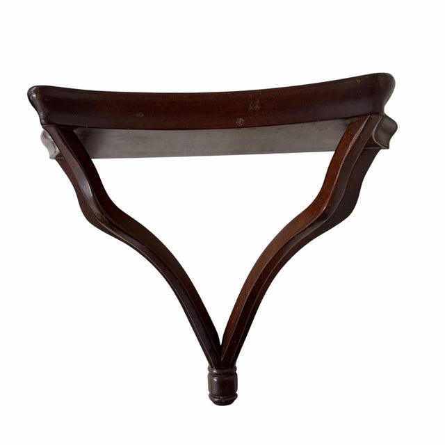 English Vintage Mid Century Large Regency Style Decorative Wall Display Bracket For Sale - Image 3 of 12