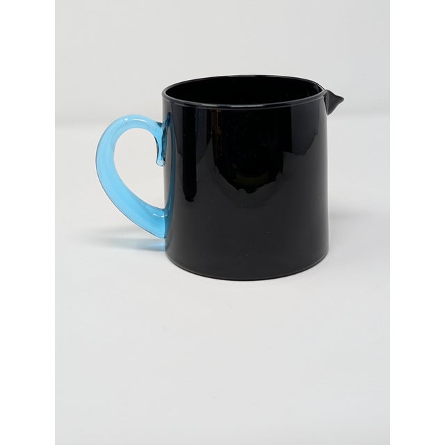 1990s Soichiro Sasakura for Sasaki Japanese Postmodern 'San Marino' Art Glass Pitchers Set of Two For Sale In New York - Image 6 of 10