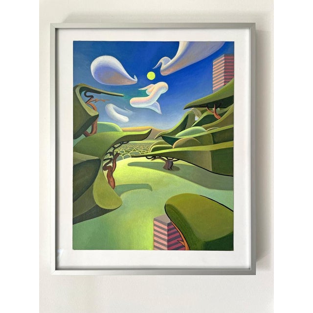 This acrylic painting on 300 g/m² paper belongs to Nico Pearleyes’ series Ways to the Unknowable, a cycle of works...