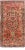 Antique Persian Hamadan Carpet With Floral Designs in Soft Orange Red and Brown For Sale