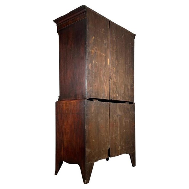 18th Century Georgian Mahogany Chest on Chest For Sale - Image 11 of 12