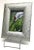 2000 - 2009 Heavy Silver Tone Carved Abstract Photo Frame With Stand For Sale - Image 5 of 9