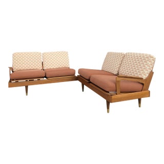 1960s Mid-Century Modern Adrian Pearsall Modular Sofa Craft Associates For Sale