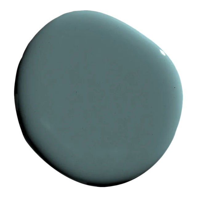 BACKDROP Adhesive Sample Swatch in Saturday On Sunday (Dark Blue-Gray with a Hint of Green) For Sale