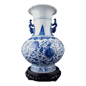 Chinese Porcelain Lotus Flower Haitangzun
