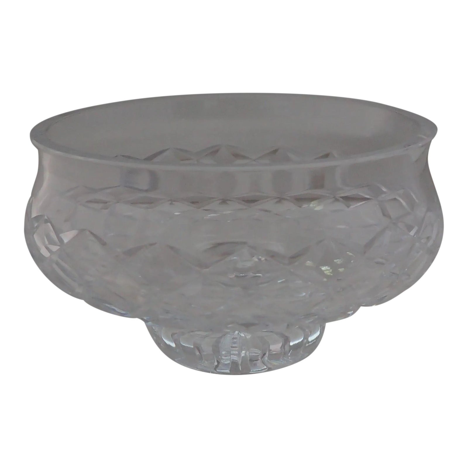 Waterford Crystal Cut Glass Footed Bowl Chairish