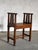 1930s Small Oak Bench with Armrests, 1930s For Sale - Image 5 of 8