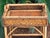 Vintage Bamboo Wicker Rattan 2-Tier Table Stand Occasional Table For Sale - Image 10 of 12