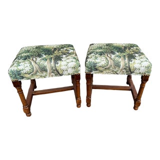 Newly Upholstered English Benches For Sale
