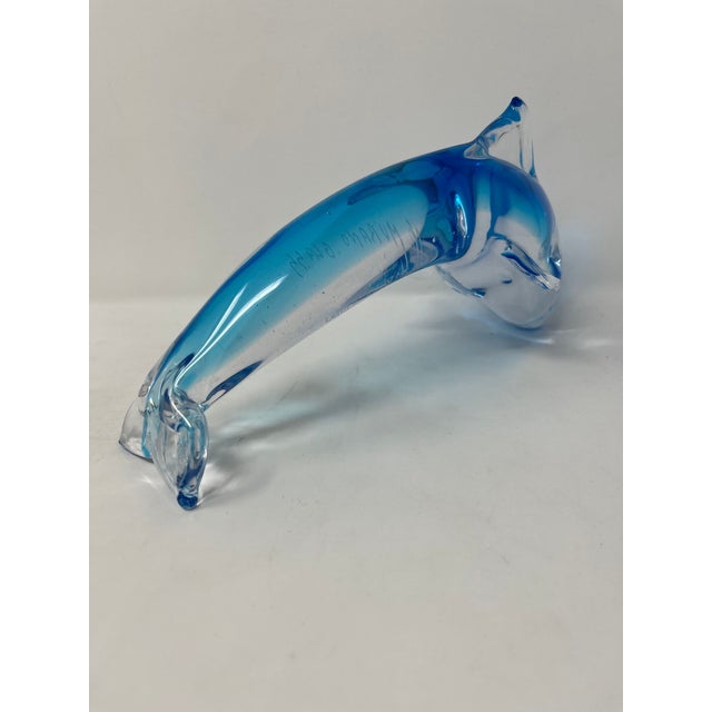 2020s Blue Murano Glass Dolphin by Beltrami For Sale - Image 5 of 6