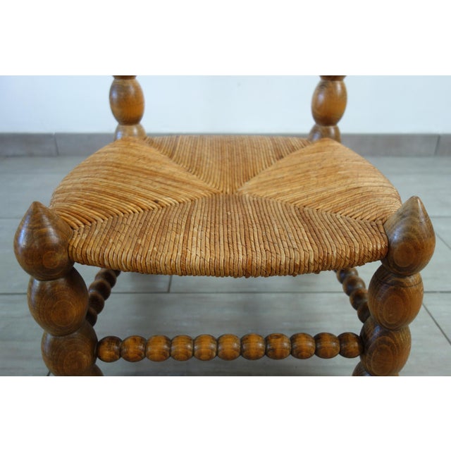 Vintage French Side Chair by Charles Dudouyt For Sale - Image 12 of 17