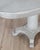 Light Gray Antique Swedish Oval Painted Center Table, circa 1900–1910 For Sale - Image 8 of 11