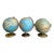 Terrestrial Globes Collection, S/3 For Sale