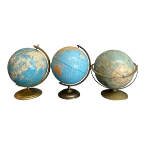 Terrestrial Globes Collection, S/3