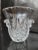 Vintage Crystal Etched Cut Glass Ice Bucket With Thongs - Set of 2 For Sale - Image 4 of 11