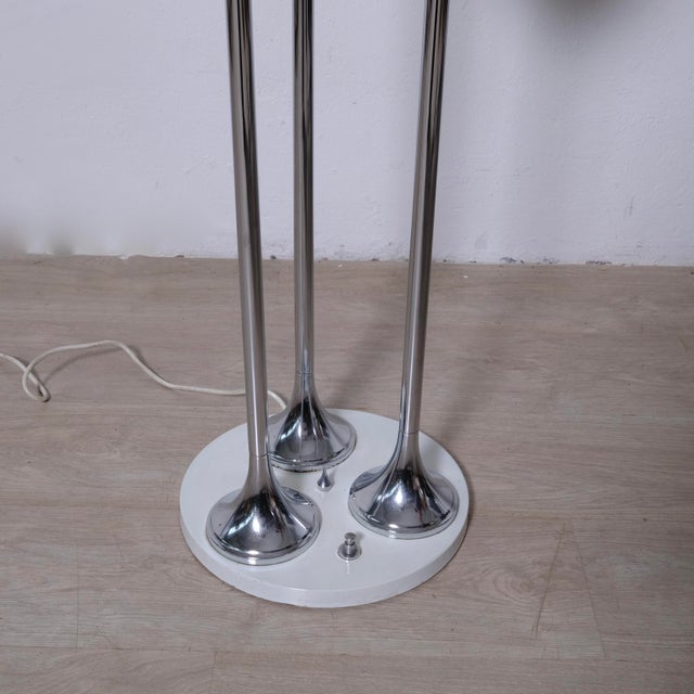 Three-Light Floor Lamp Attributable to Targetti Sankey Design 70, 1970s For Sale - Image 17 of 18